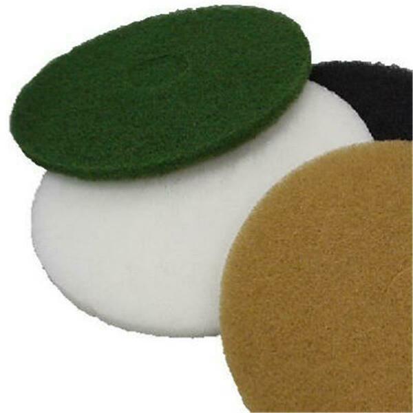 Virginia Abrasives 416-50136 13 x 1 in. Thick Nylon Floor Maintenance Pad - Tan, 5PK 759396